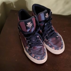 Floral Supras, size 8